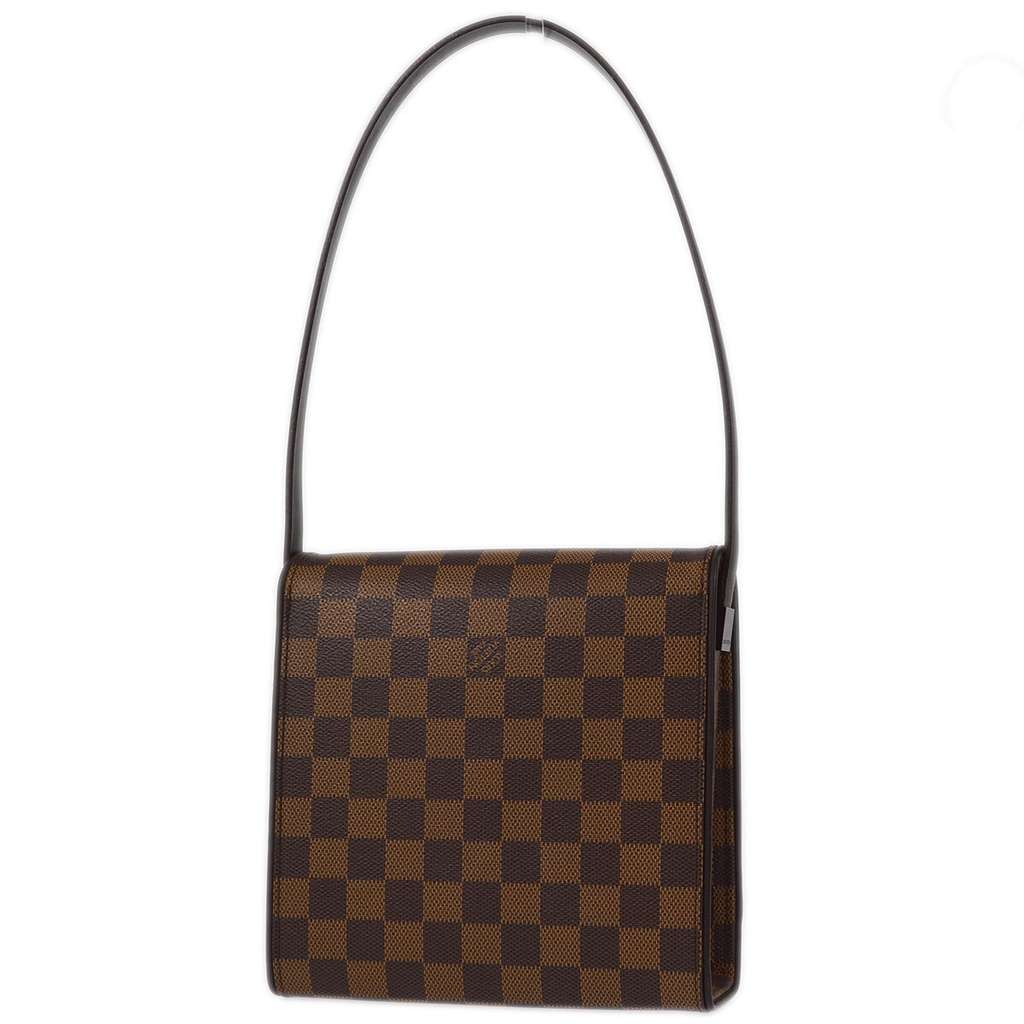 Louis Vuitton Tribeca Handbag Brown Canvas Good condition - Back View