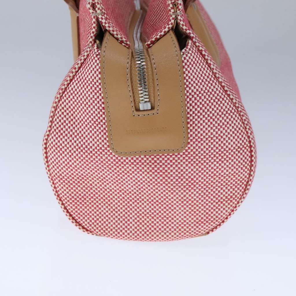 Burberry Vintage Handbag Red Canvas Good condition - Model View