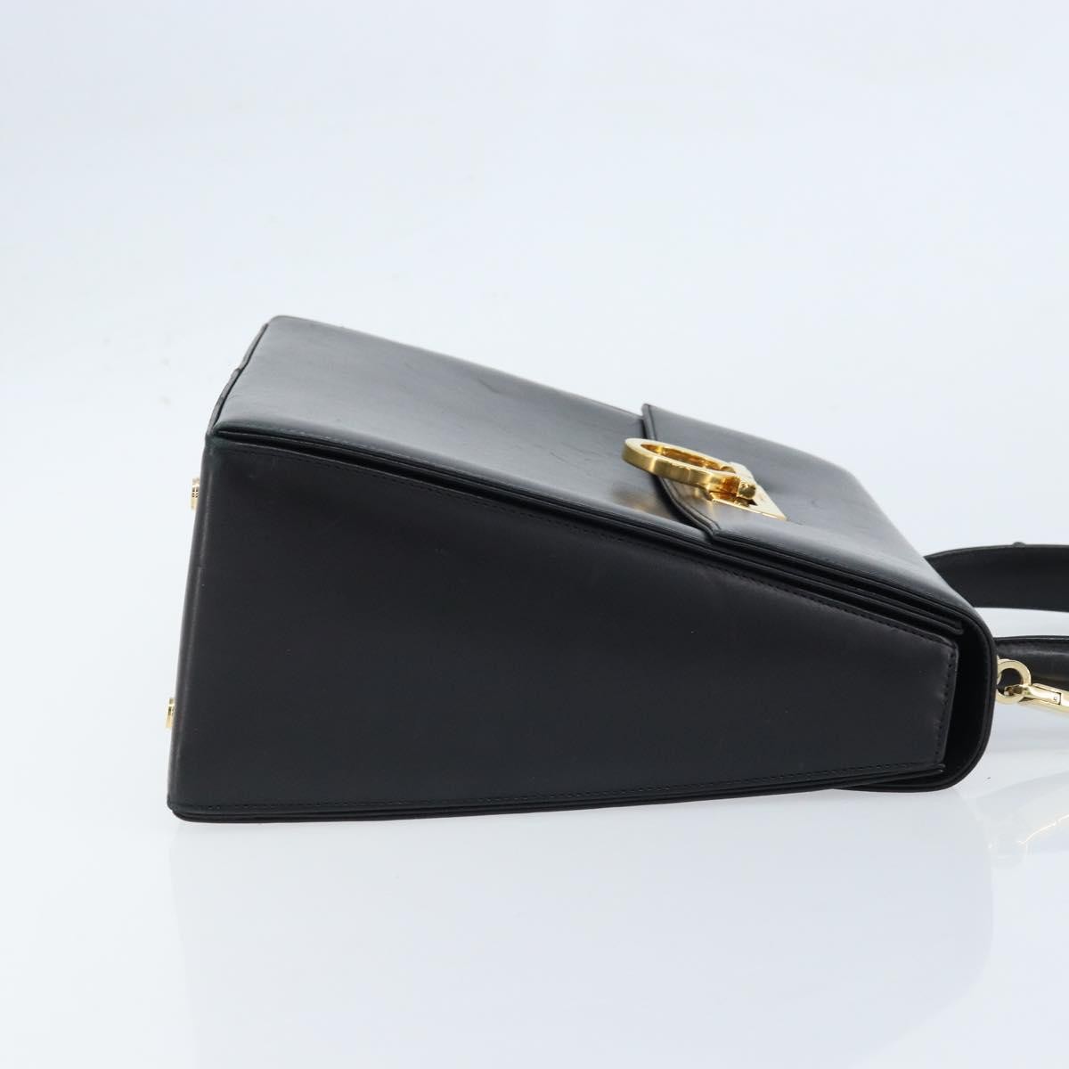 Salvatore Ferragamo Gancini Convertible Top Handle Bag Black Leather Fair condition - Inside View
