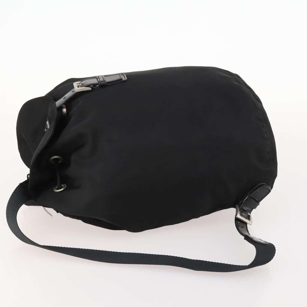 Prada Logo Backpack Black Good condition - Model View