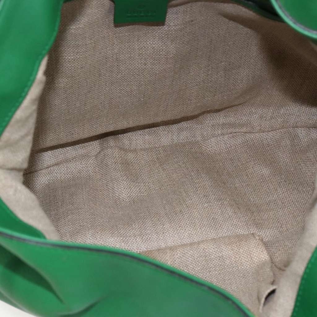 Gucci 1970 Hobo Green Leather Good condition - Box View