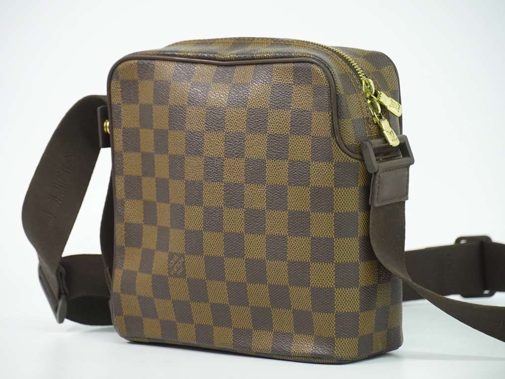 Louis Vuitton Olav Handbag Brown Canvas Good condition - Back View
