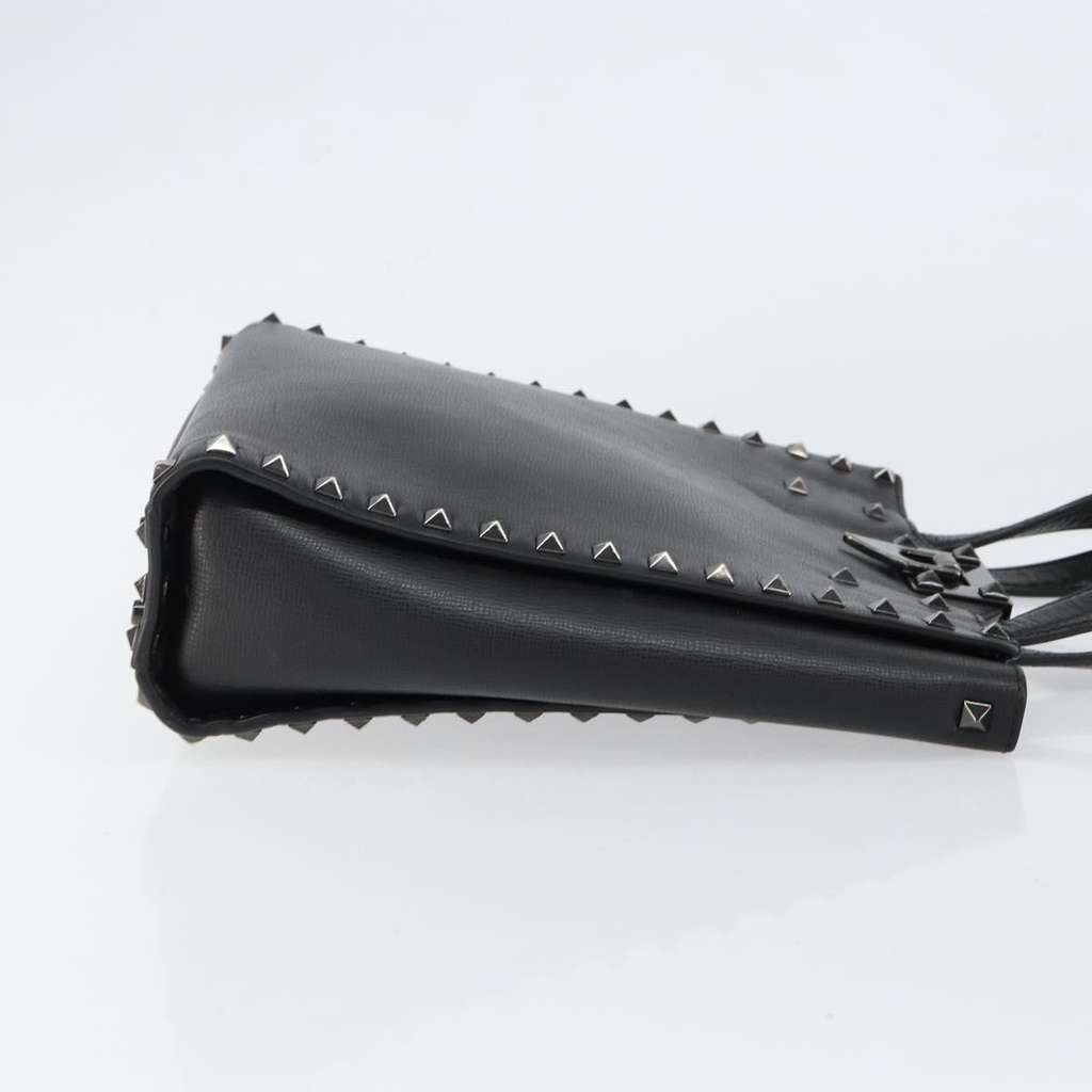 Valentino Garavani Rockstud Tote Black Leather Good condition - Inside View