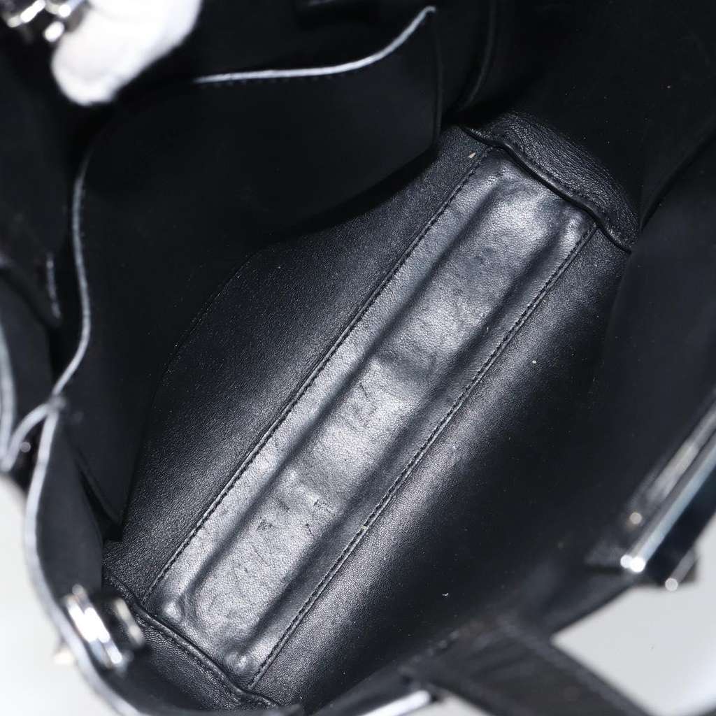 Valentino Garavani Rockstud Tote Black Leather Good condition - Box View