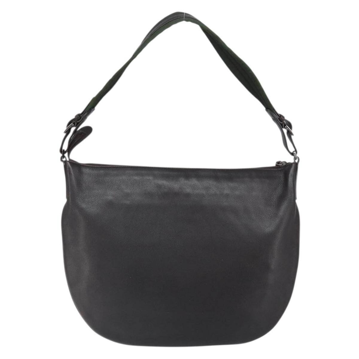 Gucci Vintage Shoulder Bag Black Canvas Good condition - Back View