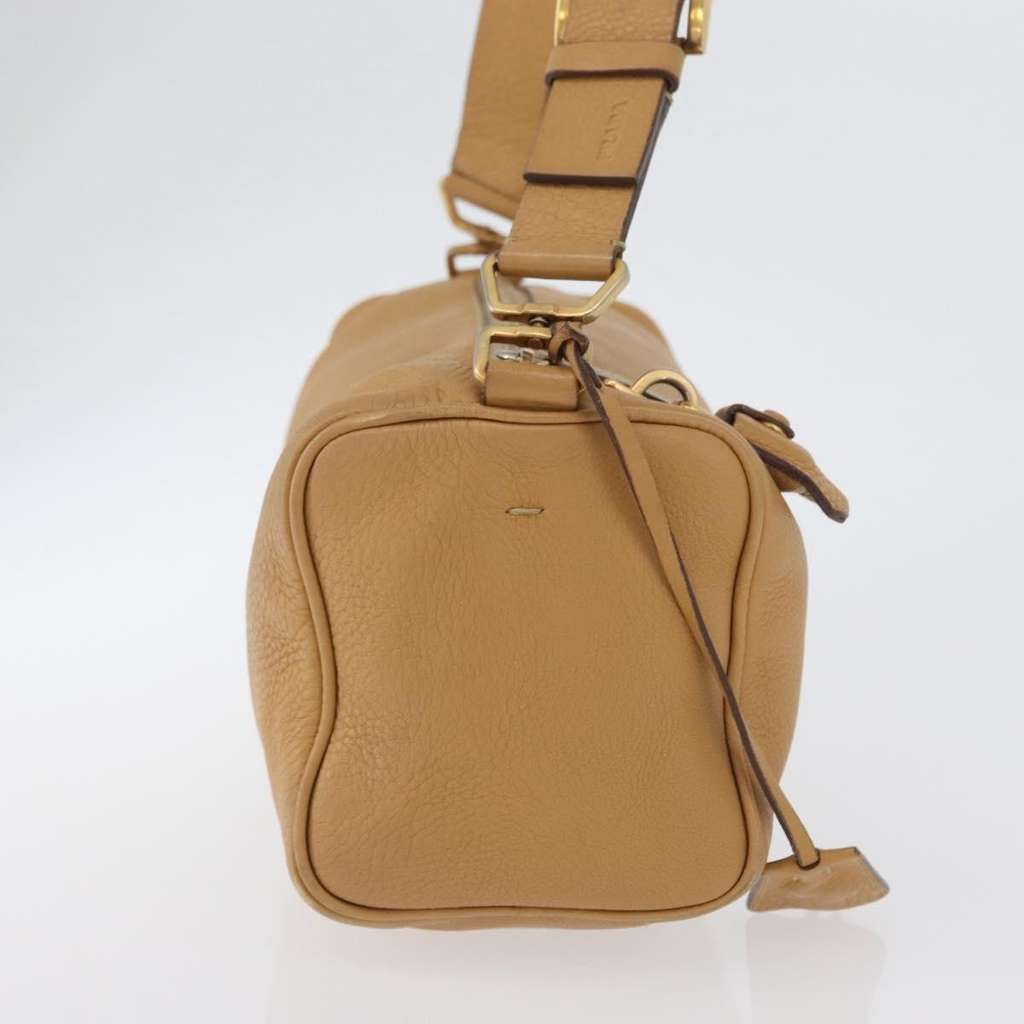 Prada Vintage Shoulder Bag Brown Leather Good condition - Model View