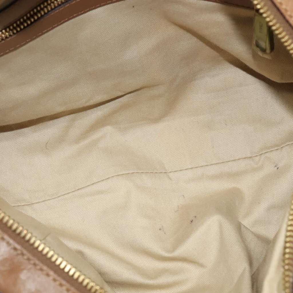 Chloe Elsie Satchel Brown Leather Good condition - Box View