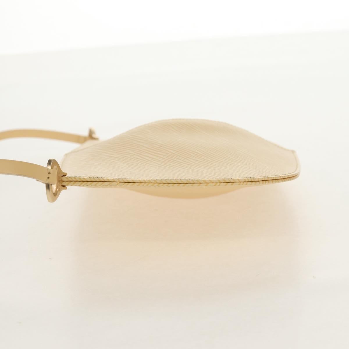 Louis Vuitton Demi Lune Pochette Beige Leather Very good condition - Inside View