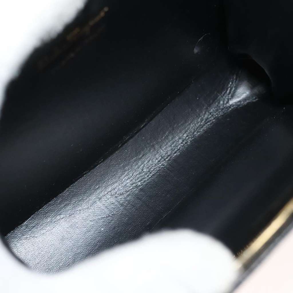 Salvatore Ferragamo Vala Shoulder Bag Black Leather Good condition - Box View