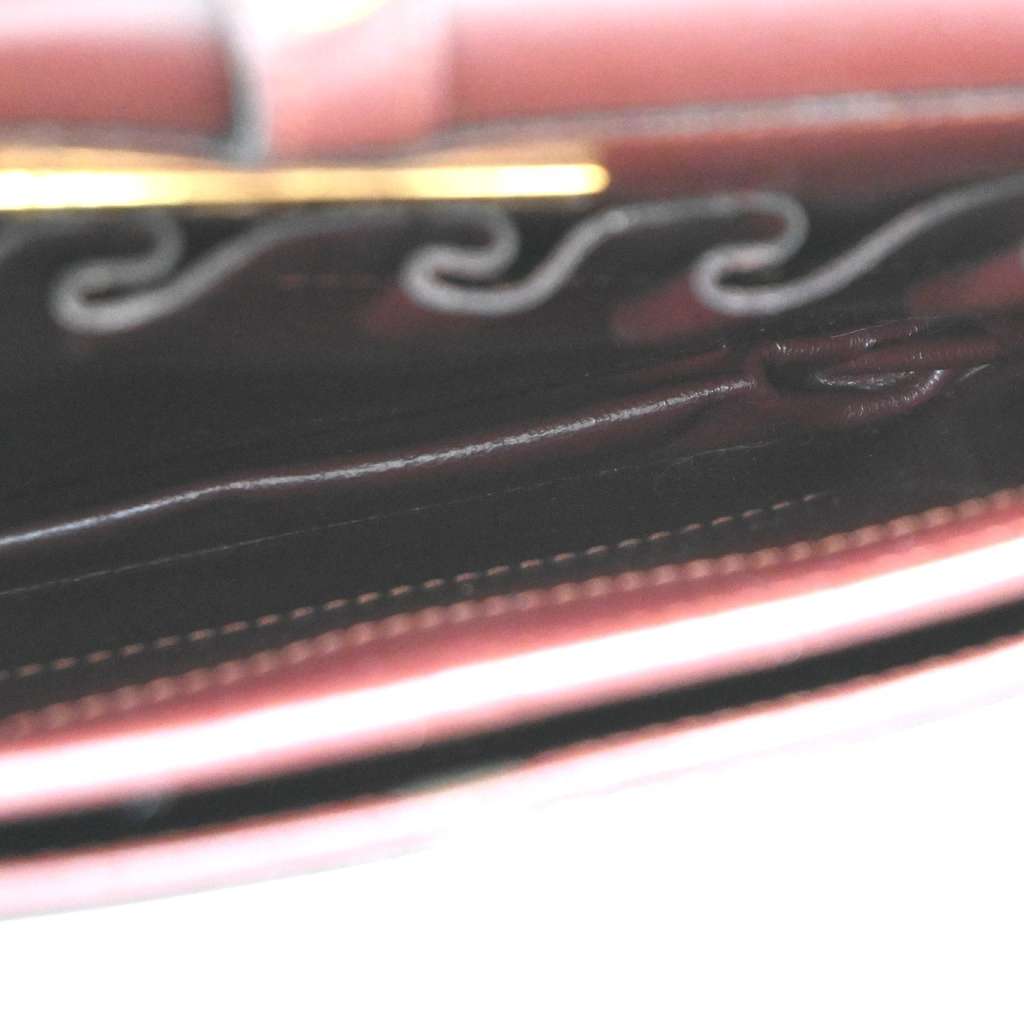 Cartier Must de Cartier Shoulder Bag Burgundy Leather Good condition - Box View