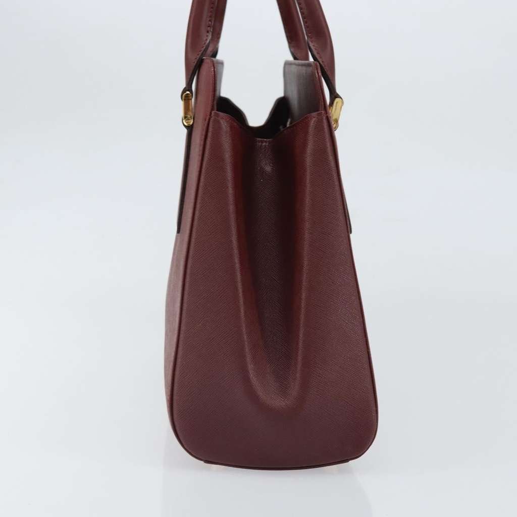 Burberry Vintage Handbag Burgundy Leather Good condition - Inside View
