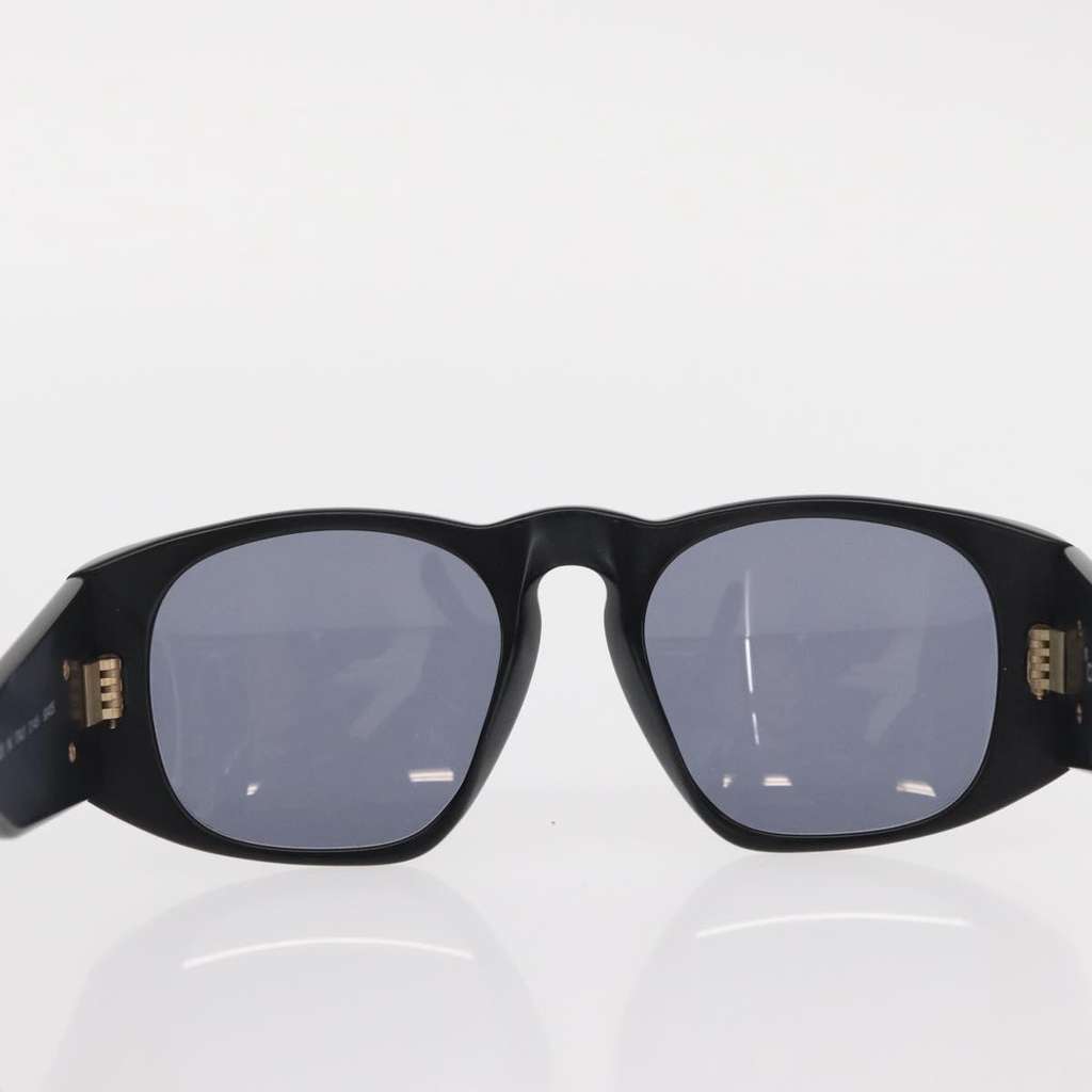 Chanel Logo CC Sunglasses Black Plastic Good condition - Back View