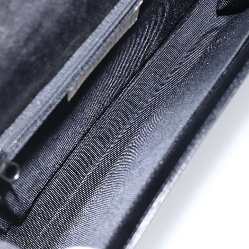 Givenchy Vintage 4G shoulder bag Black Leather Good condition - Box View