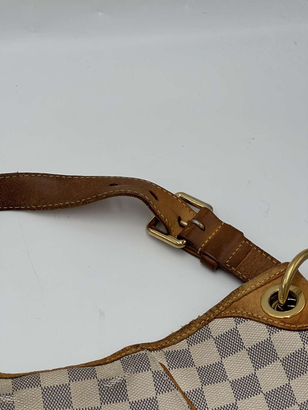 Louis Vuitton Galliera Handbag Brown Leather Good condition - Box View