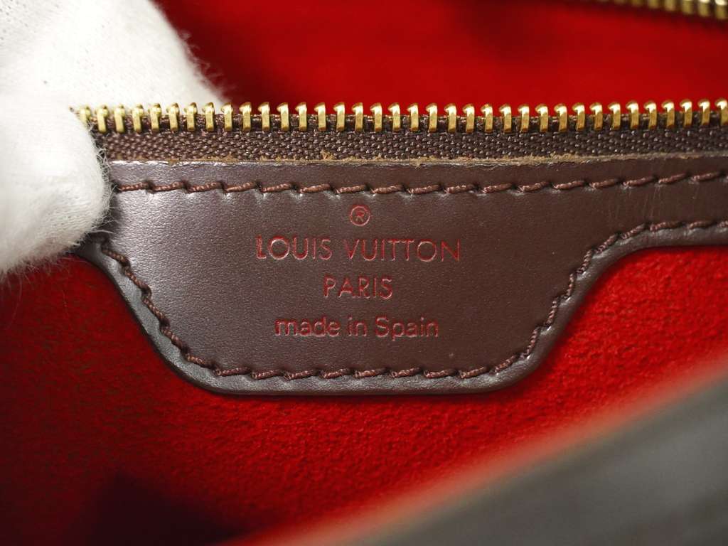 Louis Vuitton Hampstead Handbag Brown Canvas Fair condition - Box View