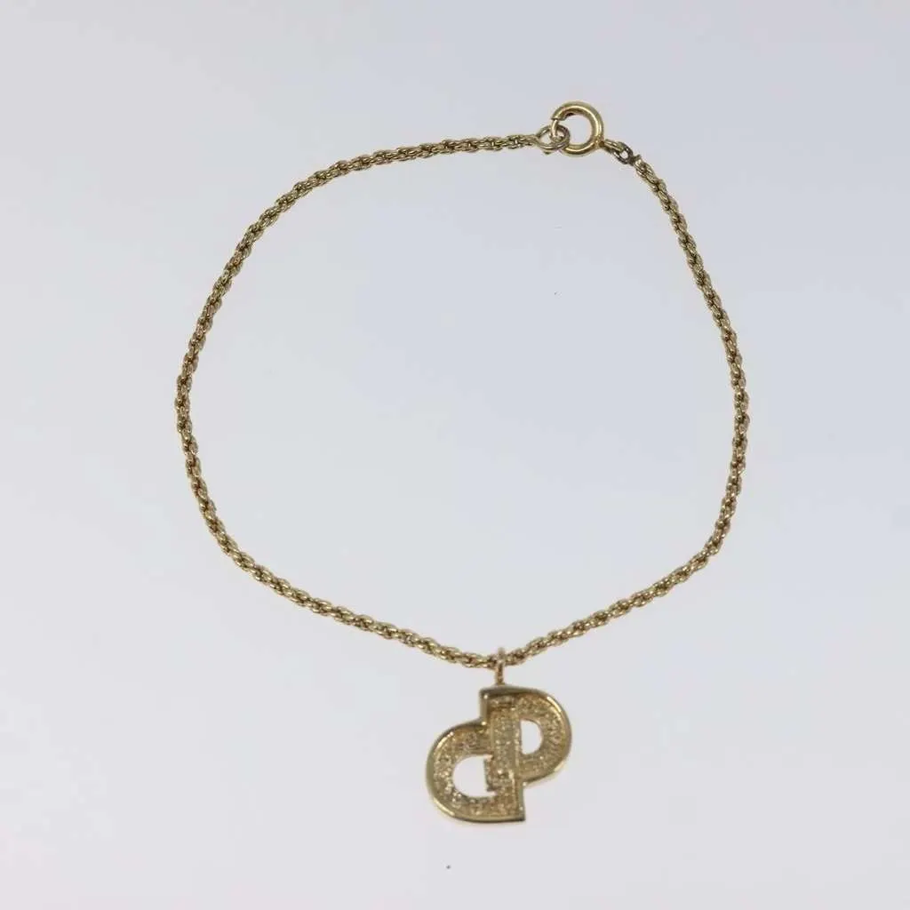 Dior CD Logo Bracelet Gold Metal Good - Inside View