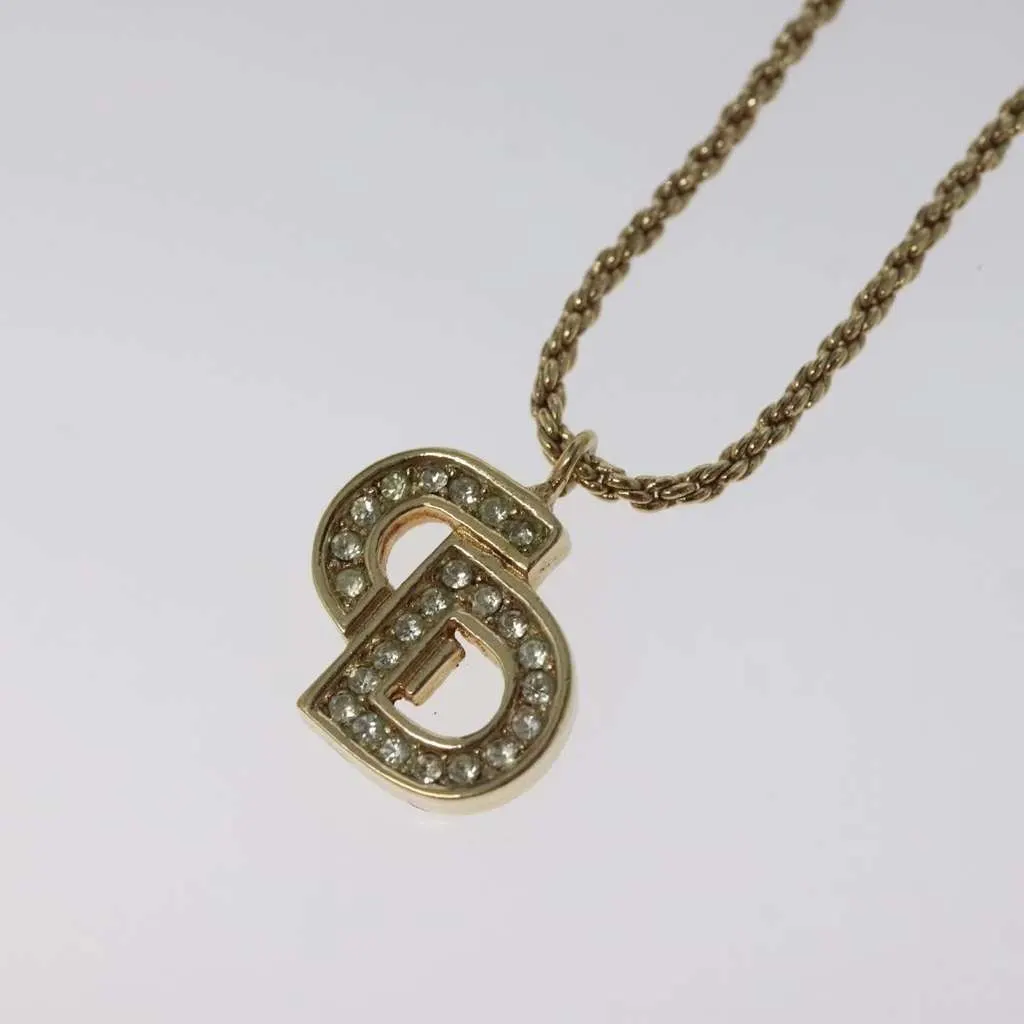 Dior CD Logo Bracelet Gold Metal Good - Model View