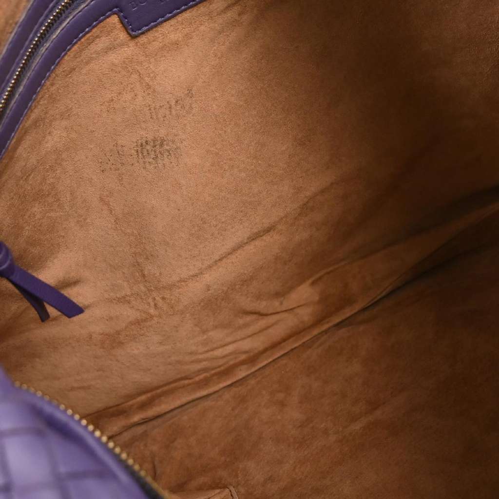 Bottega Veneta Veneta Hobo Purple Leather Good condition - Inside View
