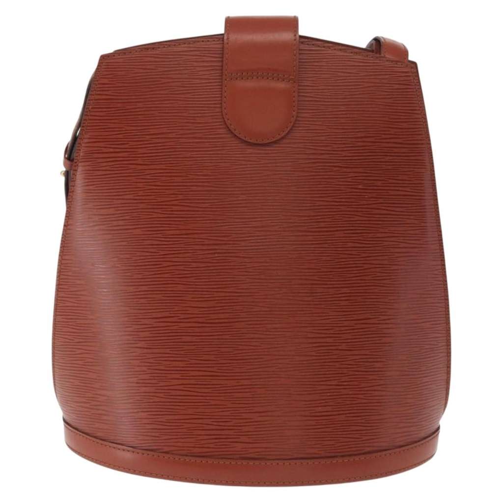 Louis Vuitton Cluny Shoulder Bag Brown Leather Good condition - Back View