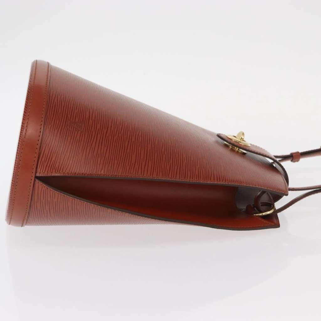 Louis Vuitton Cluny Shoulder Bag Brown Leather Good condition - Inside View