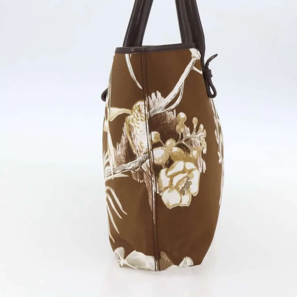 Salvatore Ferragamo Vintage Tote bag Brown Canvas Good - Inside View