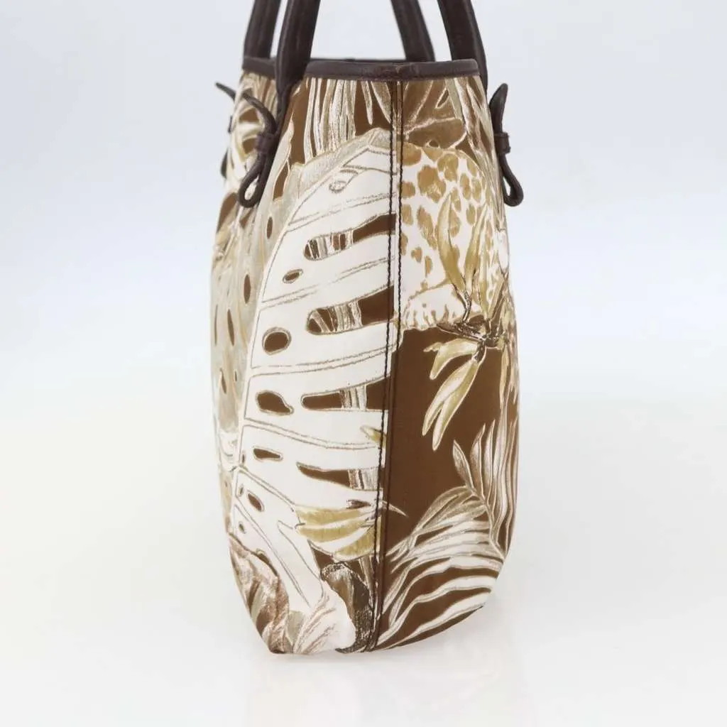 Salvatore Ferragamo Vintage Tote bag Brown Canvas Good - Model View