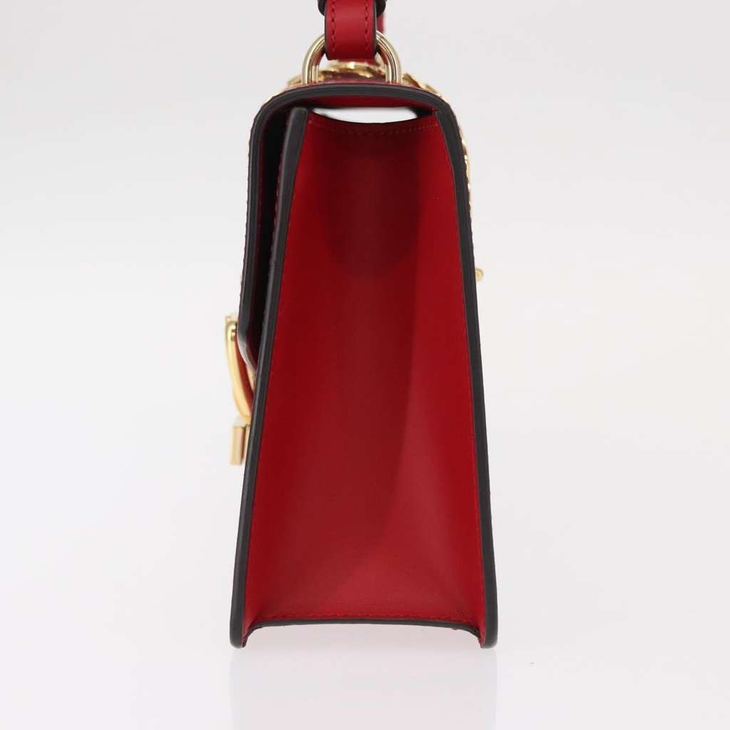 Gucci Sylvie Shoulder Bag Red Leather Very good condition - Inside View