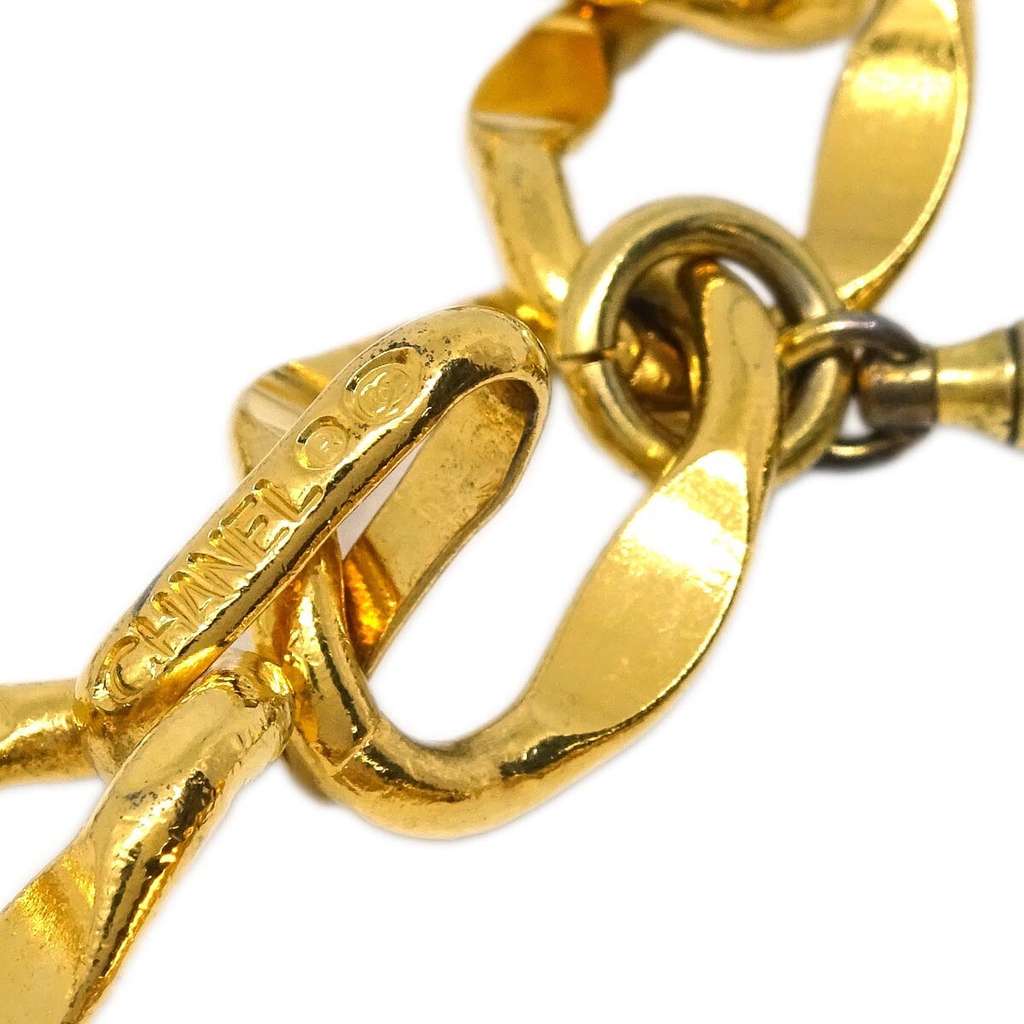 Chanel Vintage Medallion Logo Chain Belt Gold Good condition - Inside View