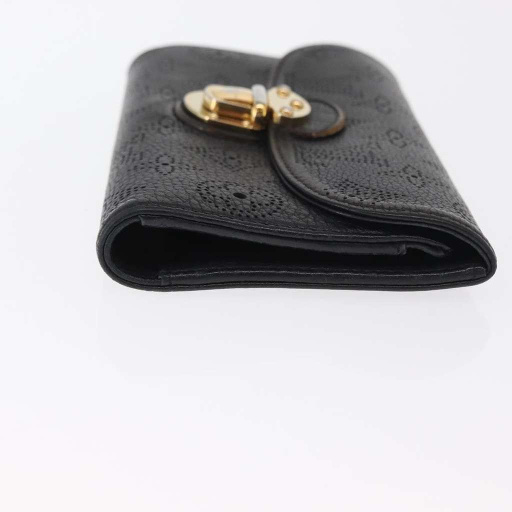 Louis Vuitton Amelia Wallet Black Leather Good condition - Inside View