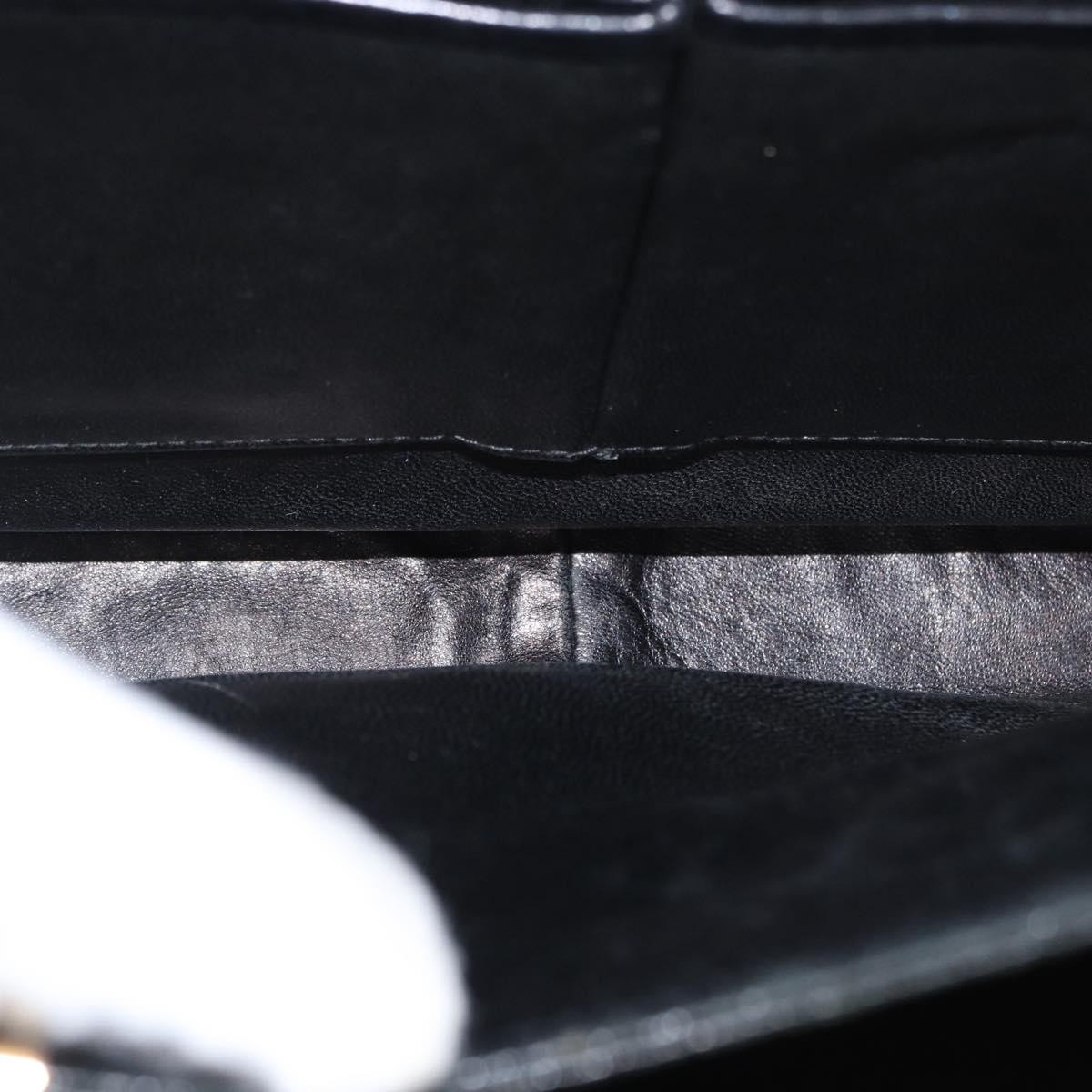 Celine Vintage Shoulder Bag Black Leather Good condition - Box View