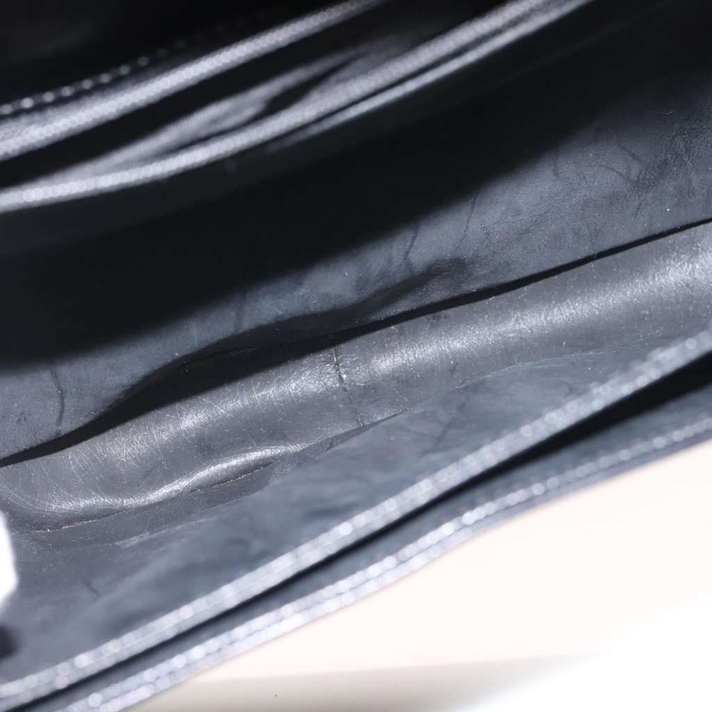 Givenchy Vintage 4G shoulder bag Black Leather Good condition - Box View