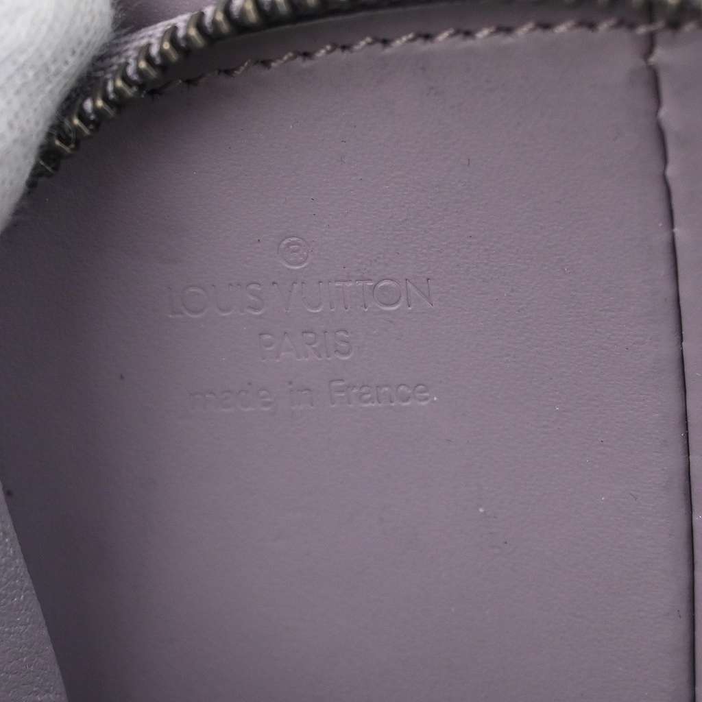 Louis Vuitton Porte-monnaie Z Purple Leather Good condition - Box View