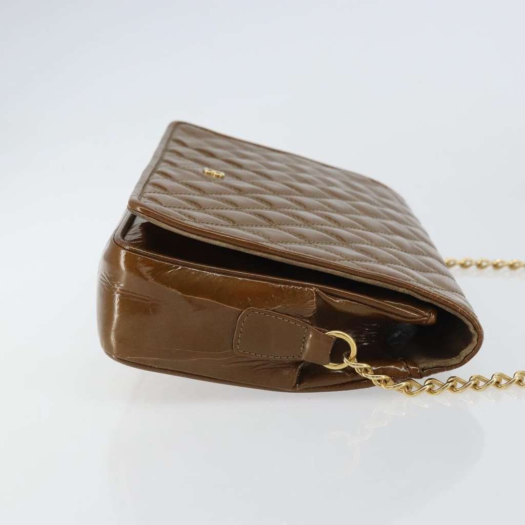 Bally Vintage Chain Shoulder Bag Brown Good condition - Inside View