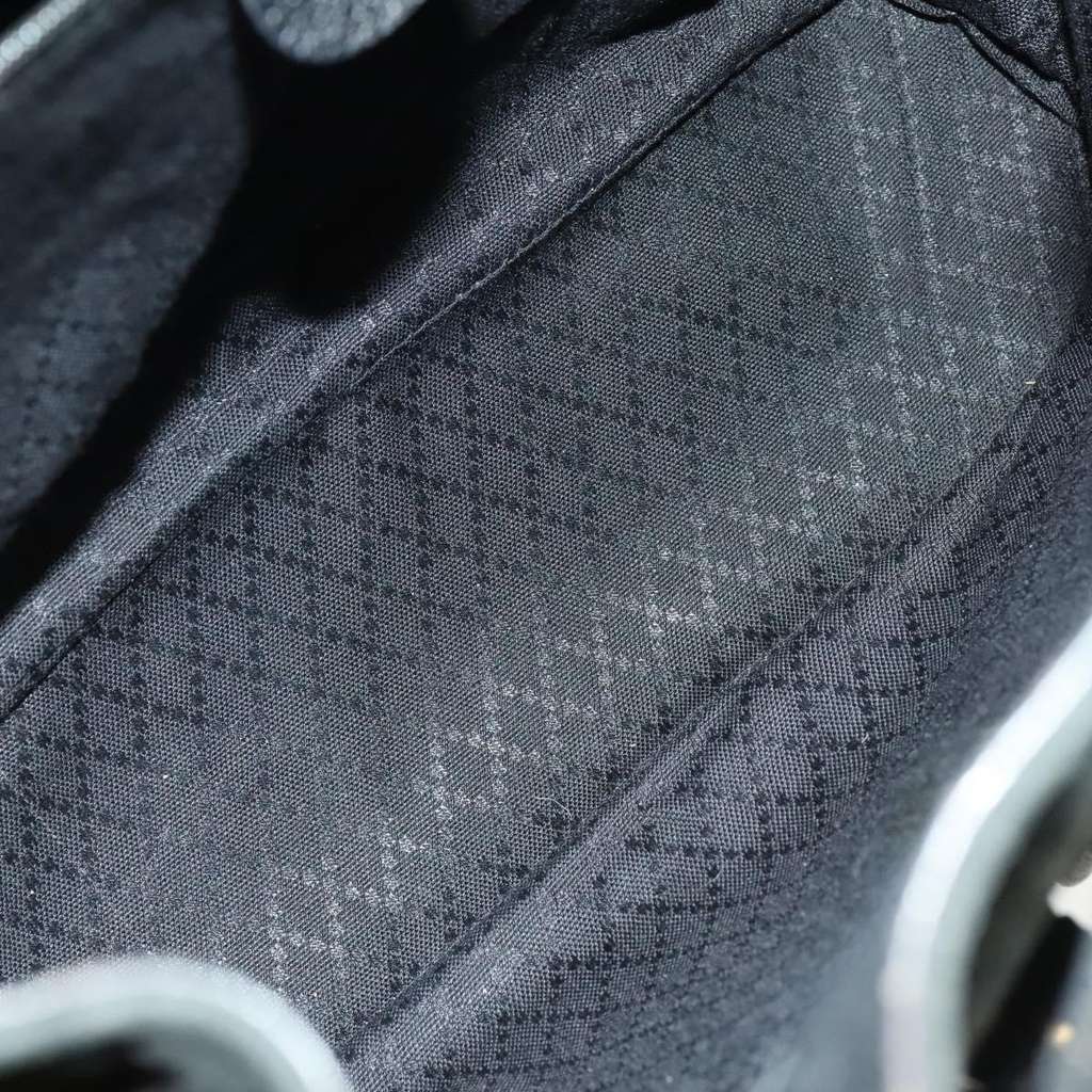 Gucci Vintage Bamboo Backpack Black Suede Good condition - Box View