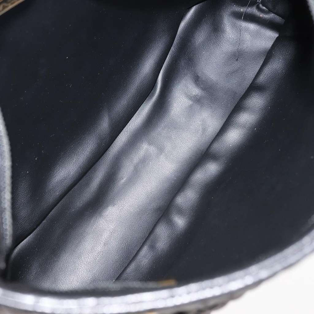 Bally Vintage Chain Shoulder Bag Black Leather Good condition - Box View