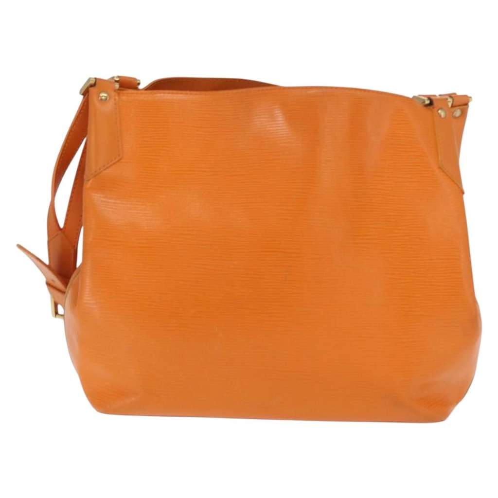 Louis Vuitton Mandara Handbag Orange Leather Good condition - Back View