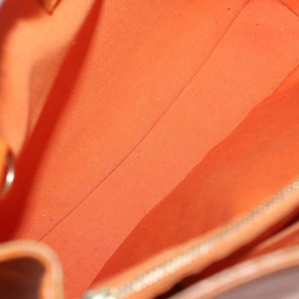 Louis Vuitton Mandara Handbag Orange Leather Good condition - Box View
