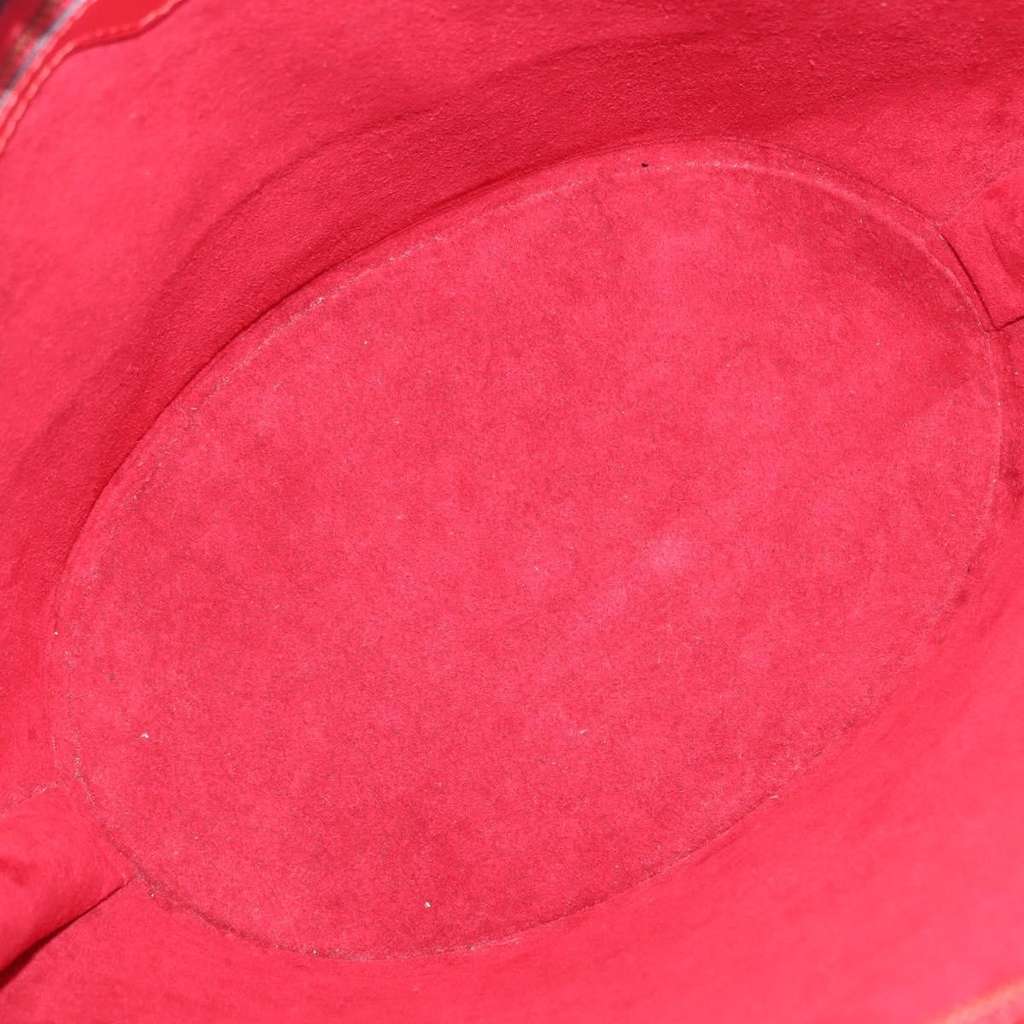 Louis Vuitton Saint Jacques Handbag Red Leather Good condition - Box View