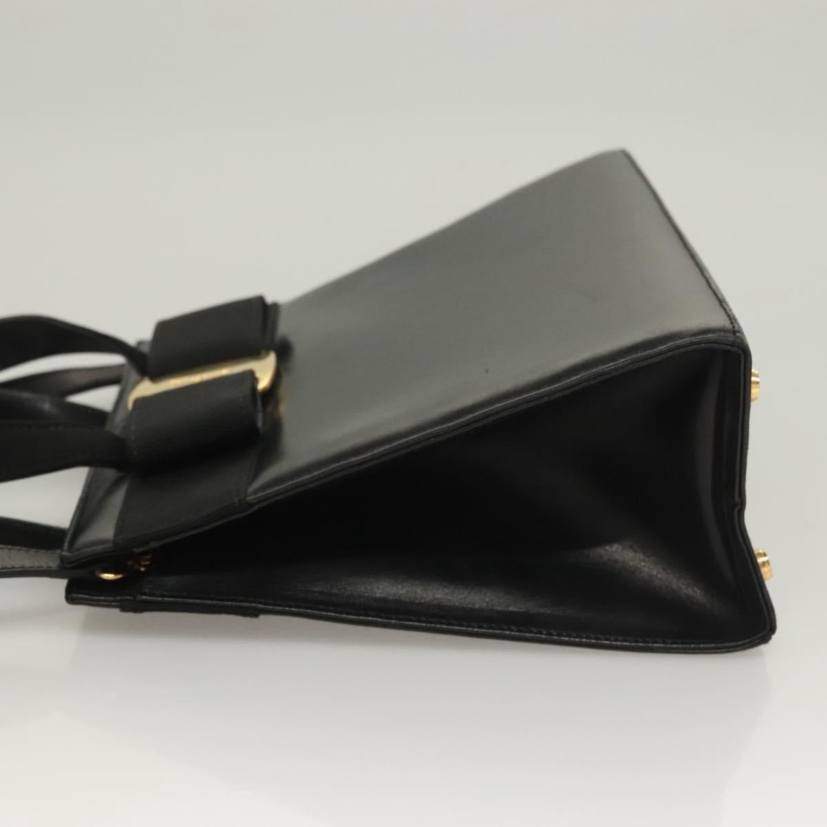 Salvatore Ferragamo Convertible Vara Bow Tote Black Leather Good condition - Model View