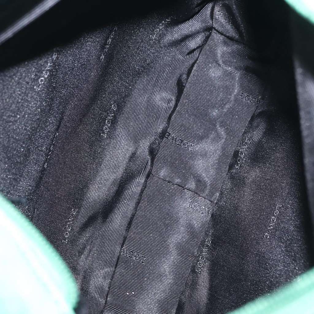 Loewe Vintage Shoulder Bag Green Leather Good condition - Box View