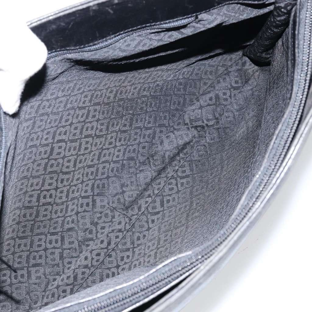 Bally Vintage Handbag Black Leather Good condition - Box View