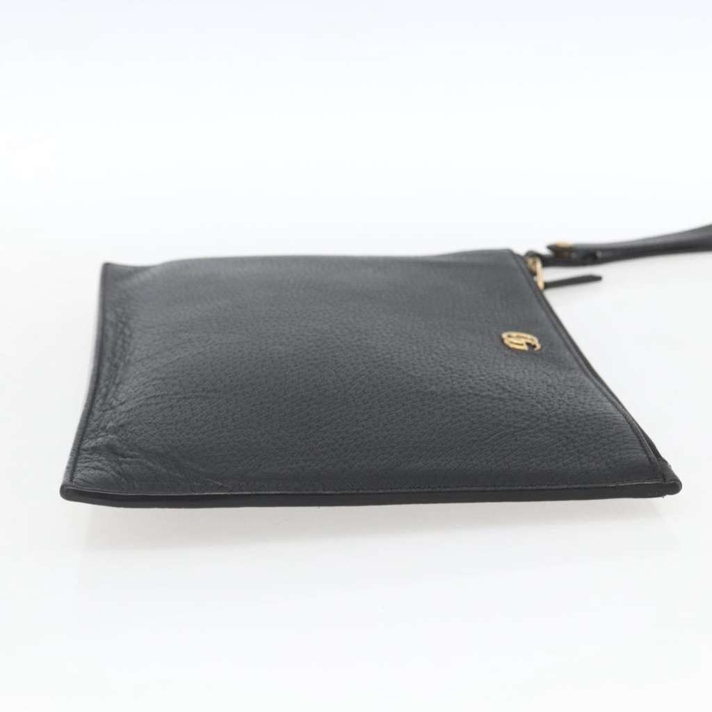 Gucci GG Marmont Pouch Black Leather Good condition - Inside View