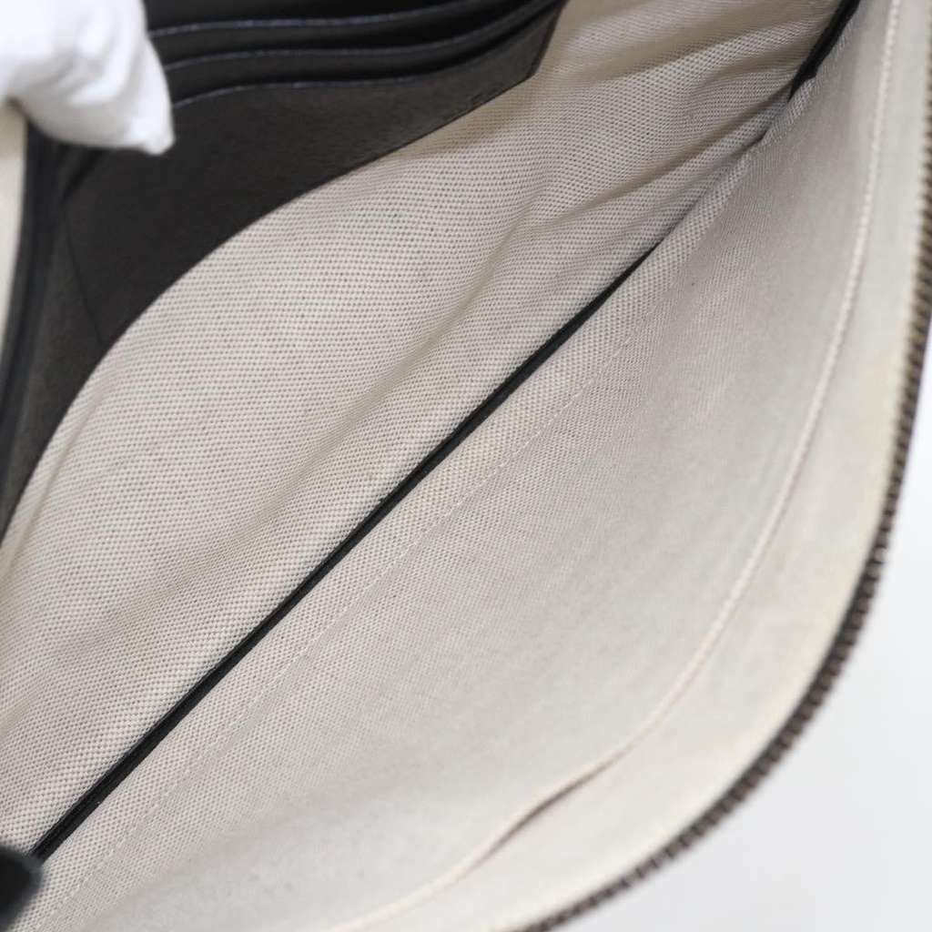 Gucci GG Marmont Pouch Black Leather Good condition - Box View