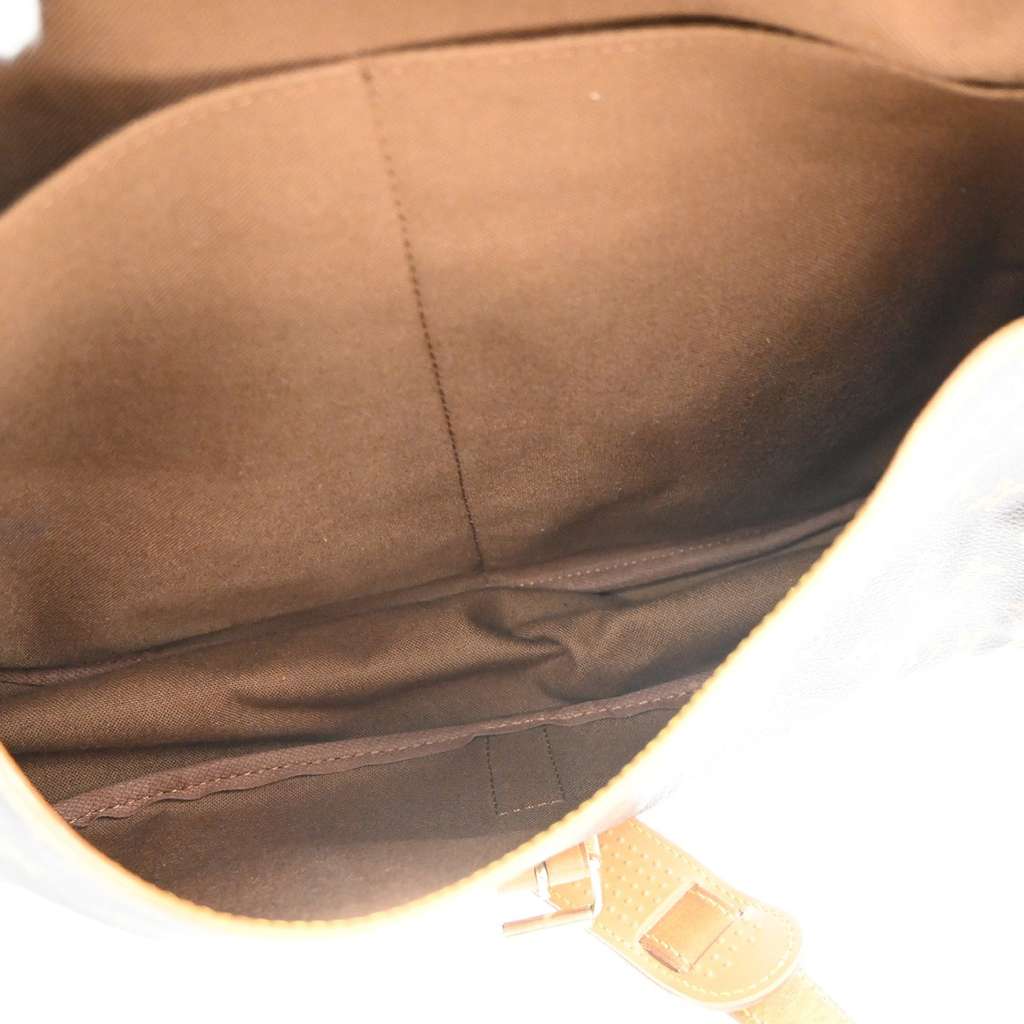 Louis Vuitton Saumur Handbag Brown Canvas Good condition - Box View