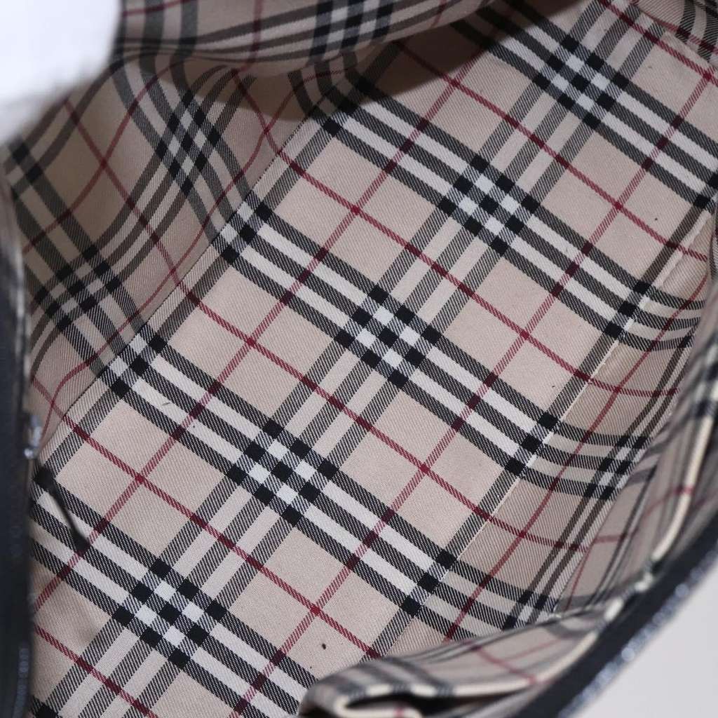 Burberry Vintage Handbag Black Leather Good condition - Box View