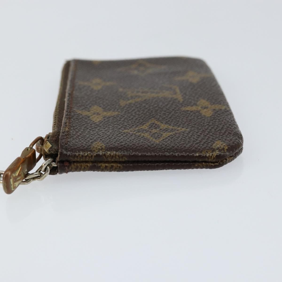 Louis Vuitton Pochette Clés Brown Canvas Good condition - Model View