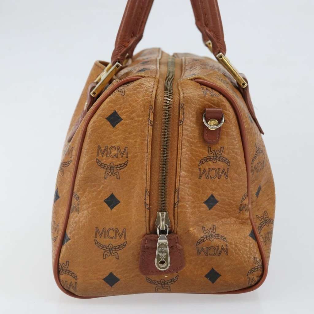 Mcm Visetos logogramme Handbag Brown Canvas Good condition - Inside View