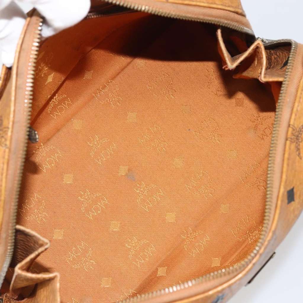 Mcm Visetos logogramme Handbag Brown Canvas Good condition - Box View