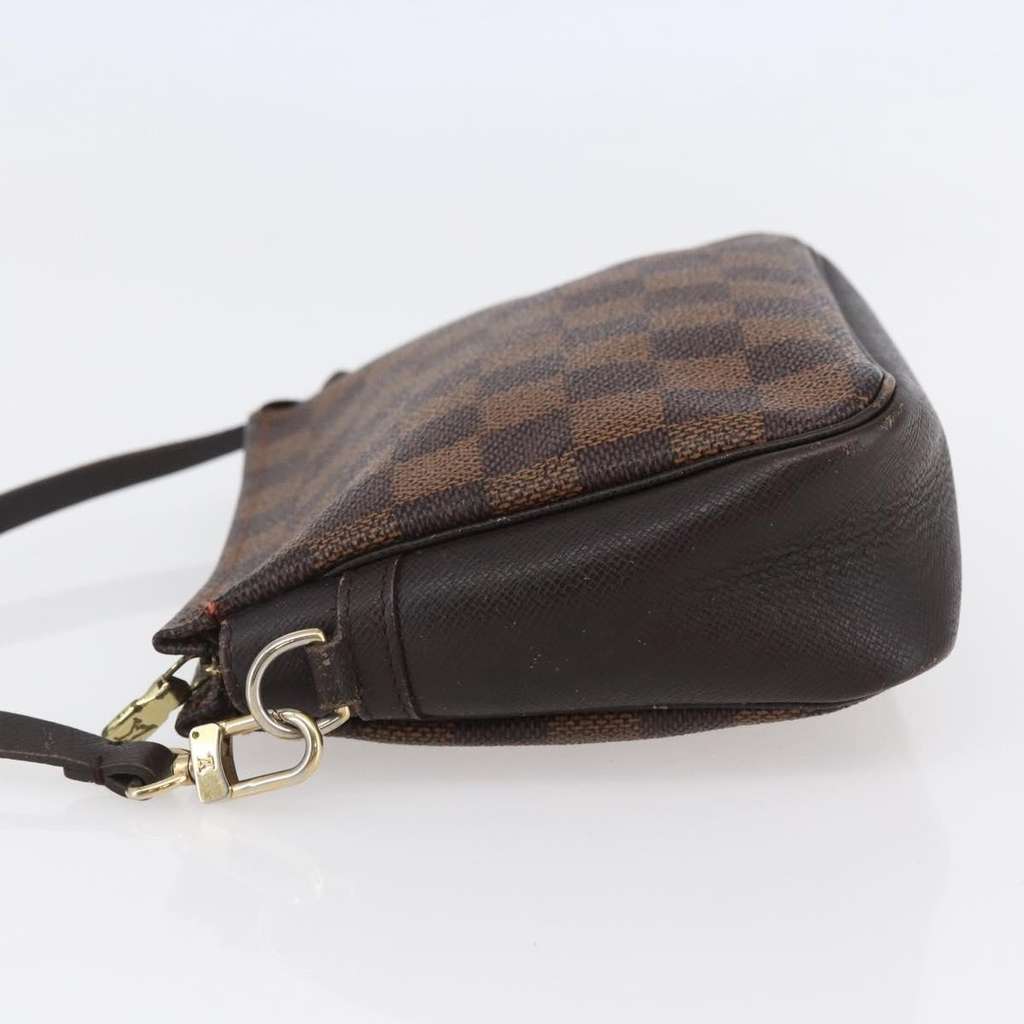 Louis Vuitton Trousse Make Up Bag Brown Canvas Fair condition - Inside View