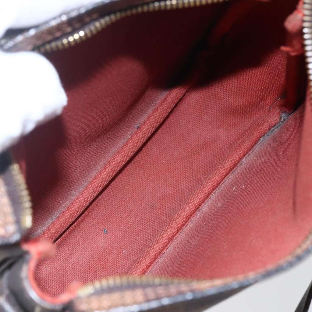 Louis Vuitton Trousse Make Up Bag Brown Canvas Fair condition - Box View